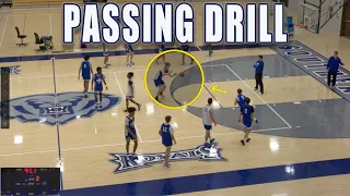 Basketball Passing Drill (82 PASSES IN 1 MIN!)