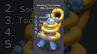 Ranking The Pomily Members!#msm#mysingingmonsters#shorts#pomily