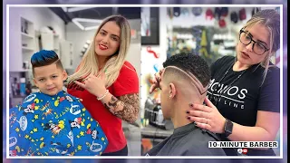THE BEST FEMALE BARBER IN THE WORLD ( la_rosy15 )