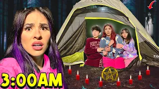 ACAMPAMOS TODA LA NOCHE EN MEDIO DEL BOSQUE 😰😖 *No debimos hacerlo* | Karla Bustillos