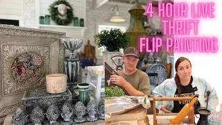 What To Do With The Thrift Flips After You've Thrifted them?  Paint All The Things Marathon!