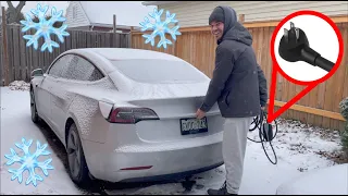 Lvl. 1 Charging in Winter... Will My Tesla Survive?