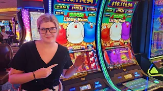 I Found the NEW Rich Little Hens Slot Machines in Las Vegas!