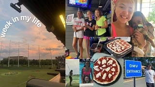 VLOG: a few days in my life (topgolf, pizza, pool days)