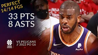 Chris Paul 33 pts 8 asts vs Pelicans 2022 PO G6