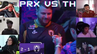 Streamers/Pros Reacts to PRX vs TH ABSOLUTE CINEMA Moments!