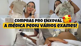 COMPRAS PRO ENXOVAL DO MURILO + CONSULTA COM OBSTETRA - Vlog