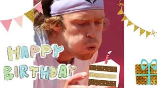 Andrey Rublev Андрей Рублёв #happybirthday funny tennis