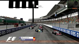 F1 2006 GP de Indianápolis completo modo TV (Corrida 10)