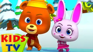 Łyżwiarstwo | kreskówka dla niemowląt | Kids TV Piosenki Dla Dzieci Po Polsku