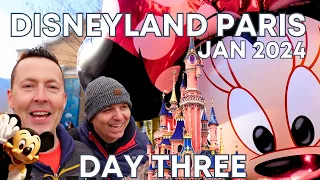 DISNEYLAND PARIS JANUARY 2024 DAY 3 | Disneyland Park | Walt Disney Studios