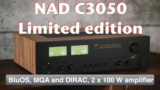 NAD C3050LE streaming amplifier with BluOS, MQA and DIRAC