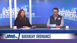 Barangay Ordinance, ano nilalaman?