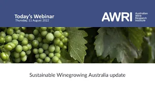 Sustainable Winegrowing Australia Update