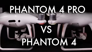 Phantom 4 Pro vs Phantom 4  Comparison
