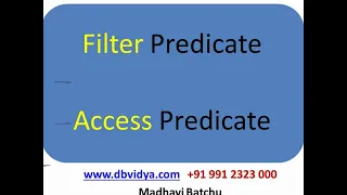 Access Predicate vs Filter Predicate - Examples