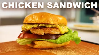 Chicken that actually fits on a sandwich | Garlic and mustard aioli