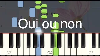 Angèle - Oui ou non - Easy piano tutorial