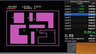 9:27:10 Speedrun former WR - Venture (Colecovision)