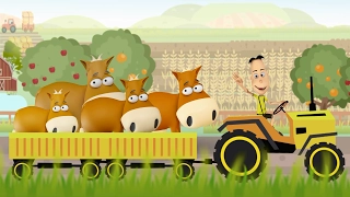 The Old Macdonald Had a Farm | Animal Sounds for Children | Nursery Rhymes Kids Songs by Fussy Kids