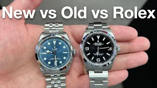 New 2023 TUDOR Black Bay 36 - New vs Old vs ROLEX Explorer (BB36 Hands-On Review)