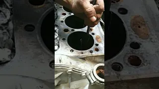 Sleeve removal Pakistani Technique #tractor #restoration #sleeves #pistons #honing #diy #engine