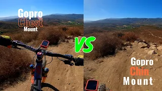 Gopro Chesty Chest vs Helmet Mount MTB