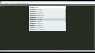Sublime Text Editor Install Package Control & Packages