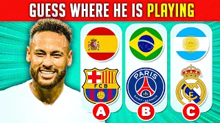 GUESS THE NATIONAL TEAM AND CLUB OF THE PLAYERS | FOOTBALL QUIZ 2023