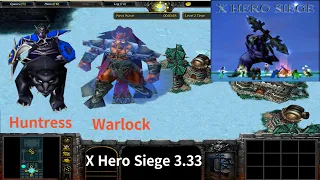 X Hero Siege 3.33, Huntress & Warlock Extreme, Level 4 Impossible ,8 ways Dual Hero