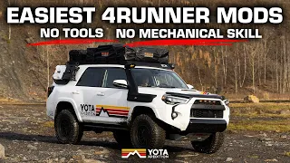 Top Easiest Mods For Your 4Runner | No tools No Mechanical Skills