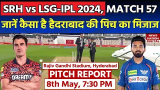 SRH vs LSG IPL 2024 Match 57 Pitch Report: Rajiv Gandhi Stadium Pitch Report| Hyderabad Pitch Report