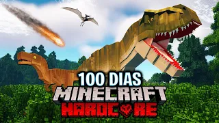 Sobreviví 100 días en un Apocalipsis de DINOSAURIOS en MINECRAFT Hardcore ... Esto es lo que pasó