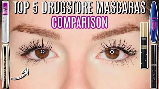TOP 5 DRUGSTORE MASCARAS MY SUBSCRIBERS RECOMMENDED 2020 | 8hr Wear Test | BEST DRUGSTORE MASCARAS