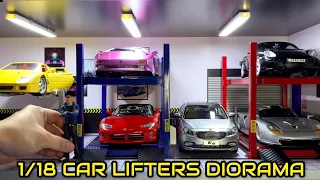 1/18 Car Lifters Diorama Review