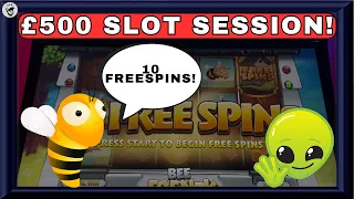 £500 ARCADE SLOT SESSION! | Attack From Mars, Ice Cave, Bee Frenzy & More!