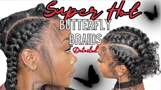 Easy Updo for Special Occasions | Wispy Butterfly Braids | Dossier | Inspired | Elegant