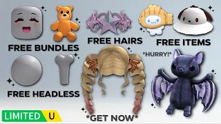 HURRY! GET THESE NEW FREE BUNDLES/FREE HEADS/& FREE ITEMS NOW 😱🤩