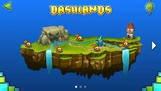 GD World | The DashLands - All Levels!!