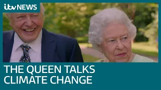Queen shows funny side in conversation with Sir David Attenborough for ITV documentary | ITV News