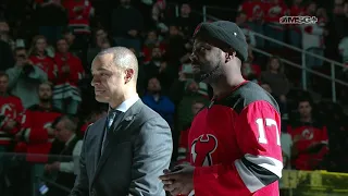 Wyclef Jean Drops the Puck Before Devils-Senators | New Jersey Devils