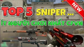 CFVN - TOP 5 Khẩu Sniper Ít Người Chơi Nhất Đột Kích Việt Nam | Hồ Điệp Tiên Tử |