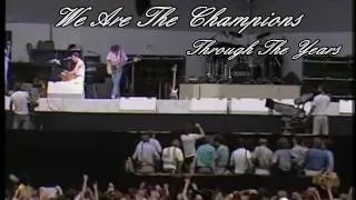 Queen -  We Are The Champions Promo (Through The Years)