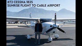 #73 2000 Cessna 182S Morning Flight to the Largest Private Airport in the World