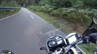 BMW R1200GS First ride out of the city - on the best motorcycle road
