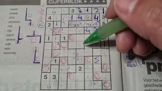 (#8645) Sunday. Tectonic01 Sudoku puzzle. Bonus Extra edition. 06-02-2024 Extra part 4 of 4