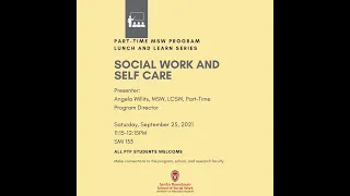 Social Work and Self Care