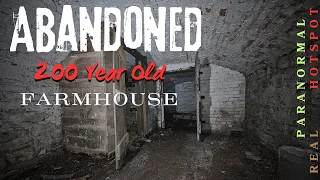 ABANDONED HAUNTED FARMHOUSE 200 YEARS OLD *HE WANTED US OFF HIS LAND* #paranormal #ghost  #urbex