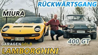 Lamborghini Miura SV & 400 GT: Jubiläumsfahrt mit V12-Genuss | RÜCKWÄRTSGANG | Garagengold