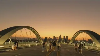 LAPD conducting traffic enforcement on 6th Street Bridge